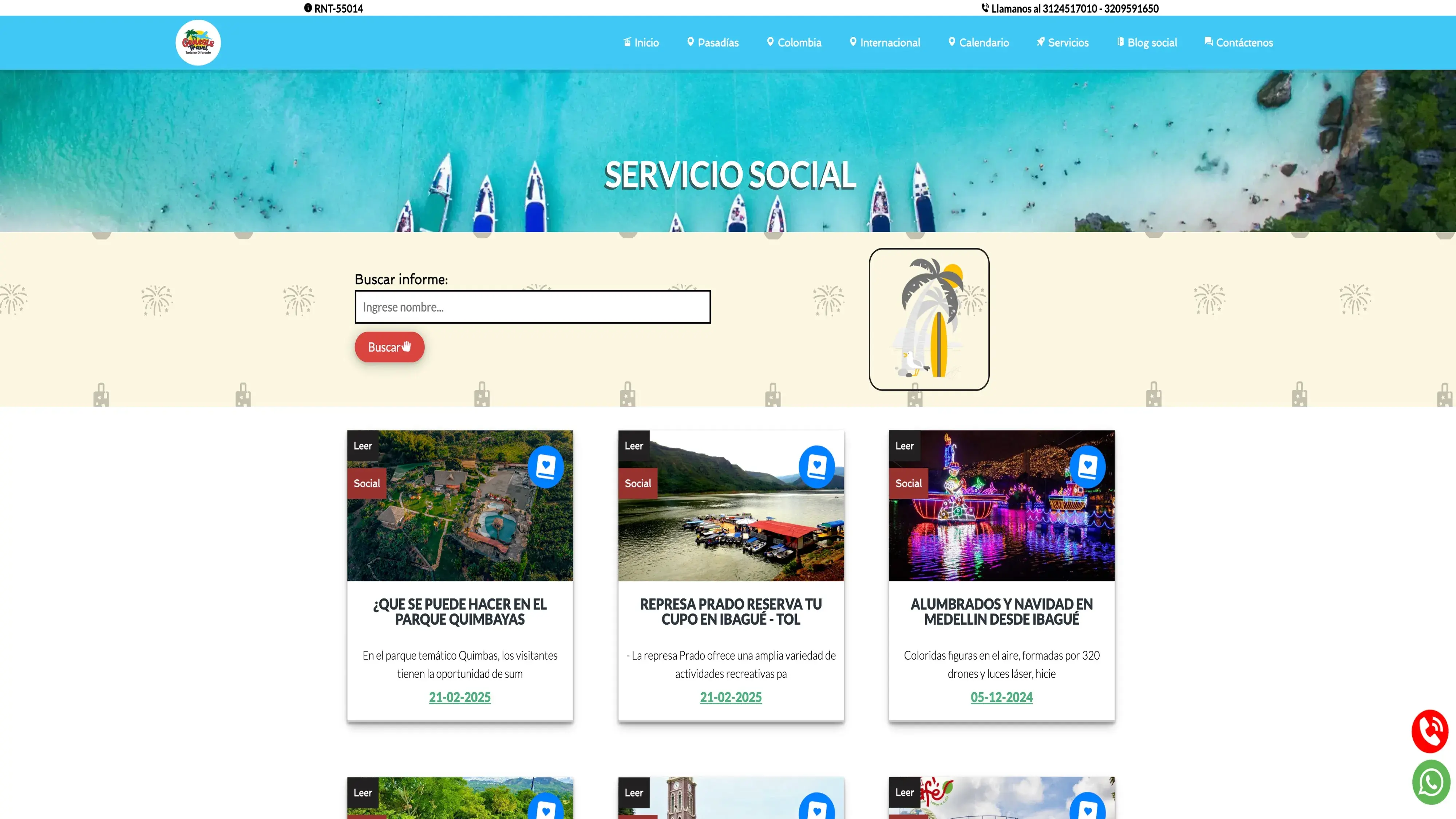 genesis travel - criforbits, páginas web ibagué